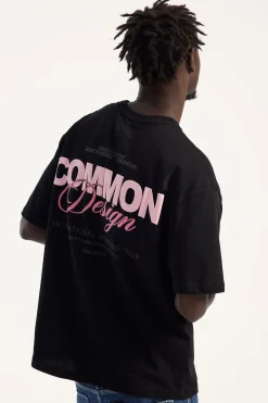 Compose Heavyweight Easy Tee Jet Black