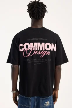 Compose Heavyweight Easy Tee Jet Black