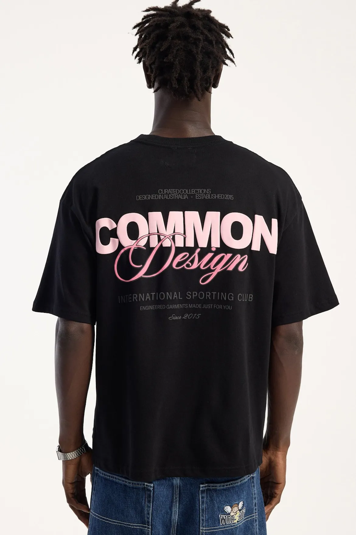 Compose Heavyweight Easy Tee Jet Black
