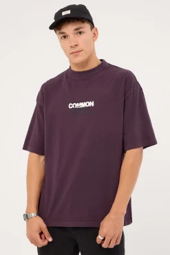 Compose Heavyweight Easy Tee Washed Plum