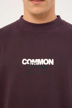 Compose Heavyweight Easy Tee Washed Plum