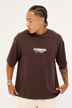 Compose Heavyweight Easy Tee Coffee Brown