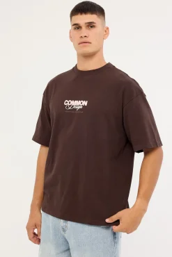 Compose Heavyweight Easy Tee Coffee Brown
