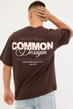 Compose Heavyweight Easy Tee Coffee Brown