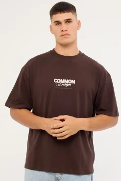 Compose Heavyweight Easy Tee Coffee Brown
