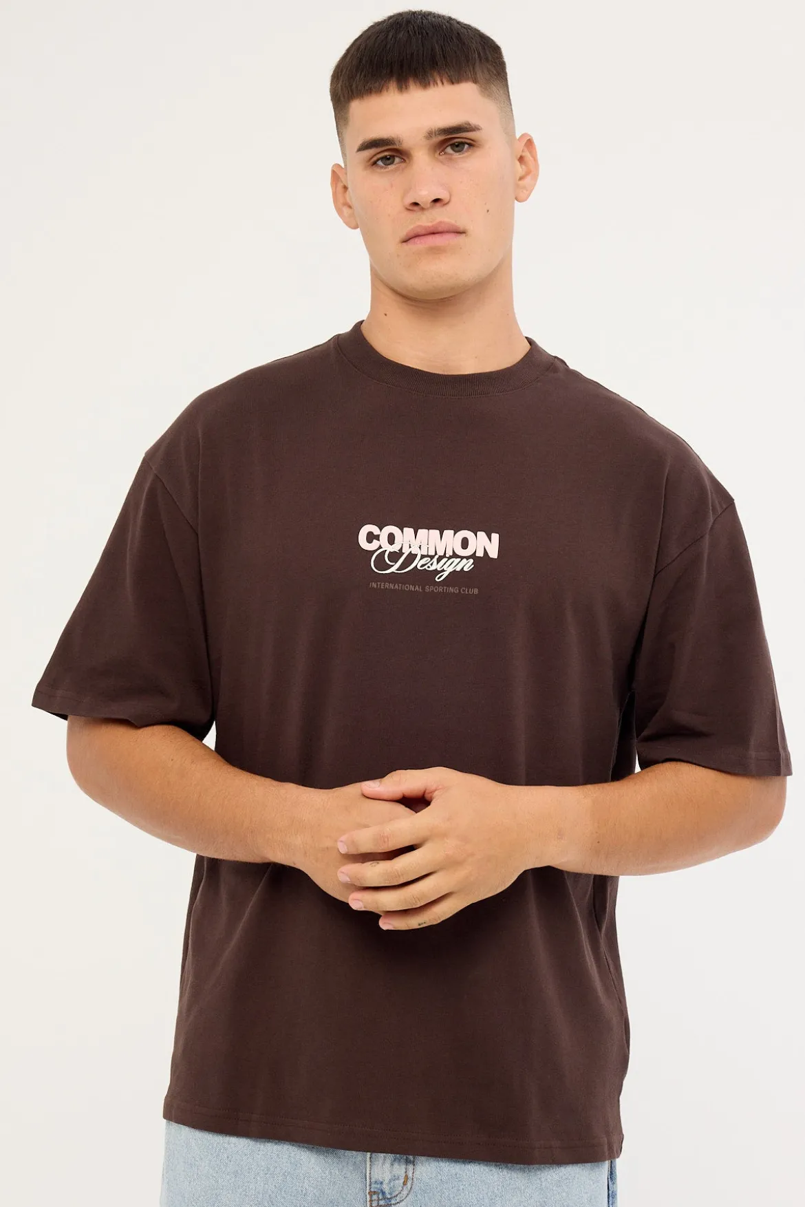Compose Heavyweight Easy Tee Coffee Brown