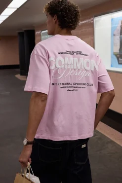 Compose Heavyweight Easy Tee Pink