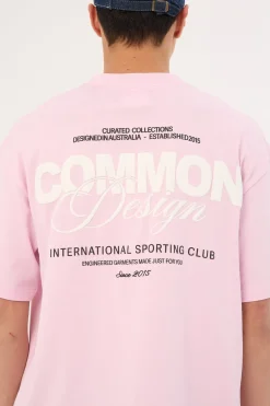 Compose Heavyweight Easy Tee Pink