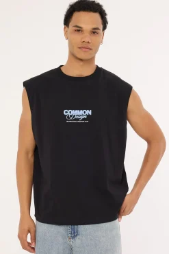 Compose Muscle Tank Black