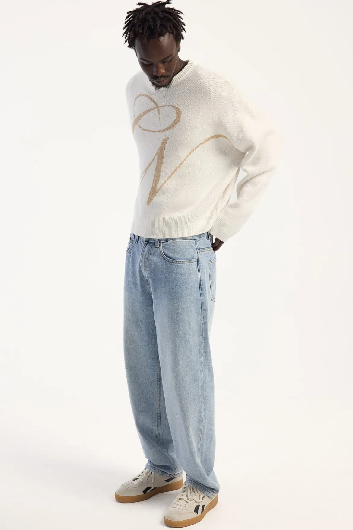 Concord Baggy Jean Fog Blue