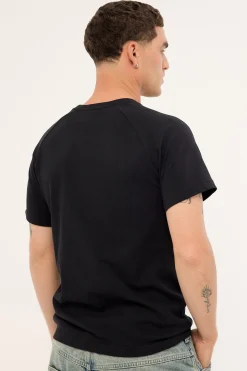 Contour Raglan Tee Black
