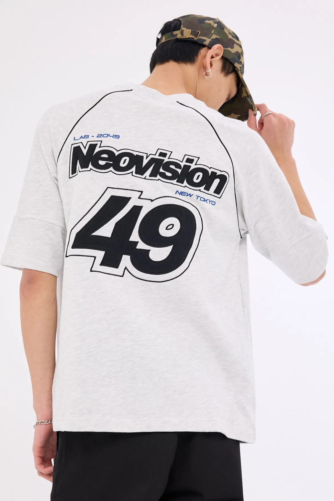 Control Raglan Street Super Heavy Tee Snow Marle