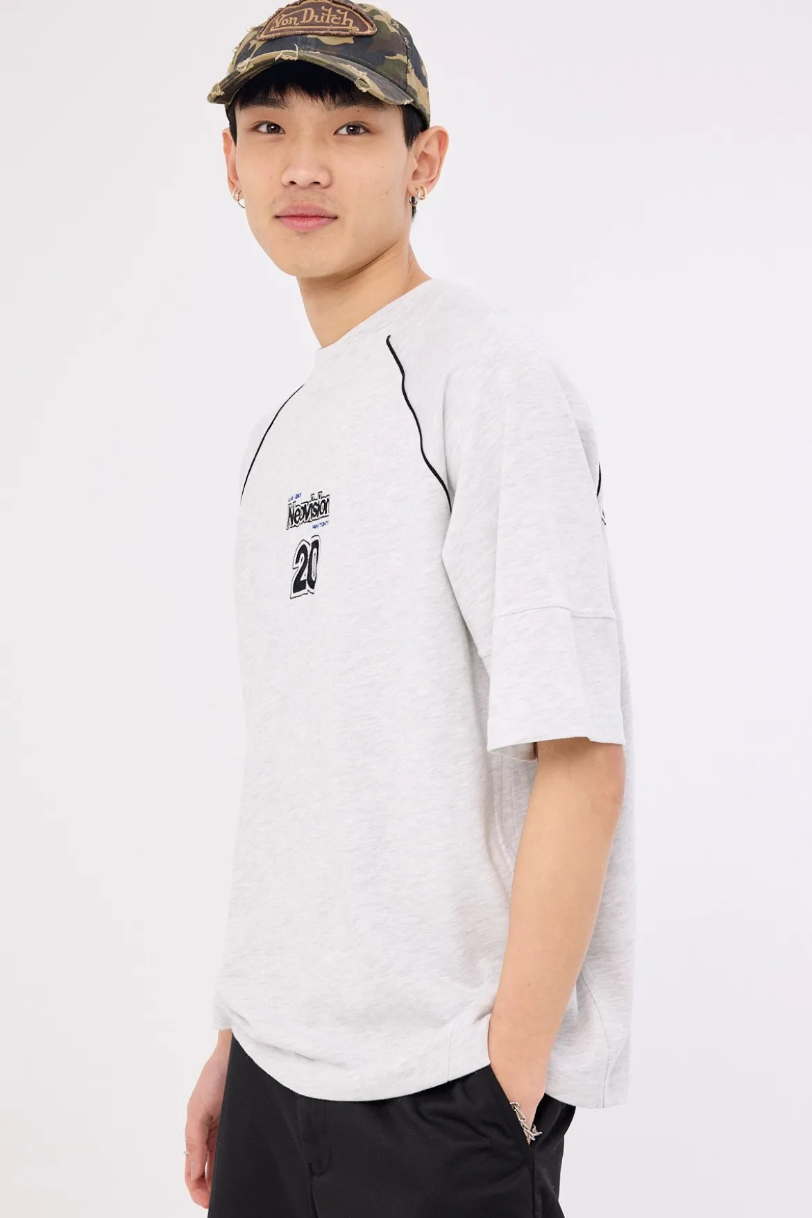 Control Raglan Street Super Heavy Tee Snow Marle