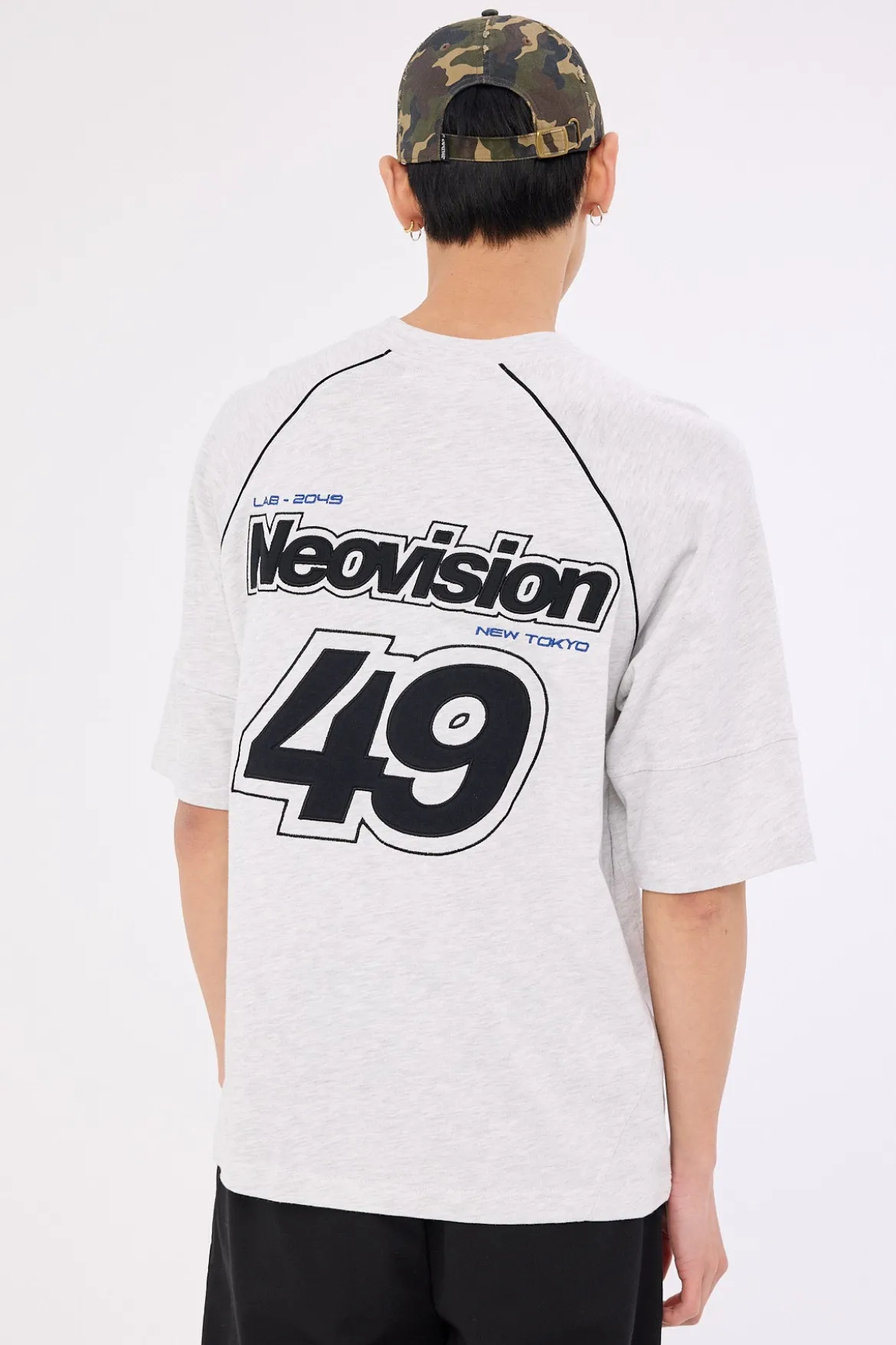 Control Raglan Street Super Heavy Tee Snow Marle