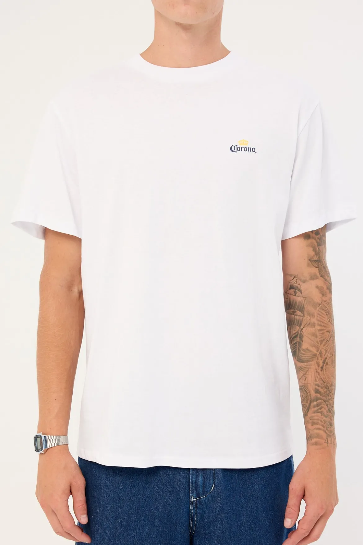 Corona Vibes Tee White