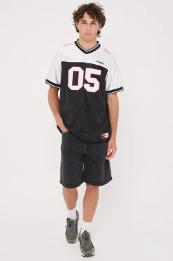 Corporate Football Jersey Black/White/Red