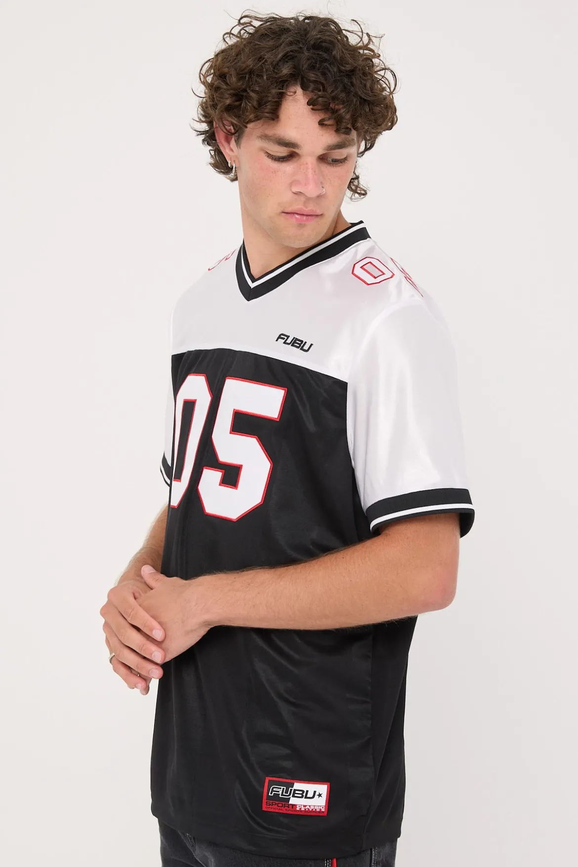 Corporate Football Jersey Black/White/Red