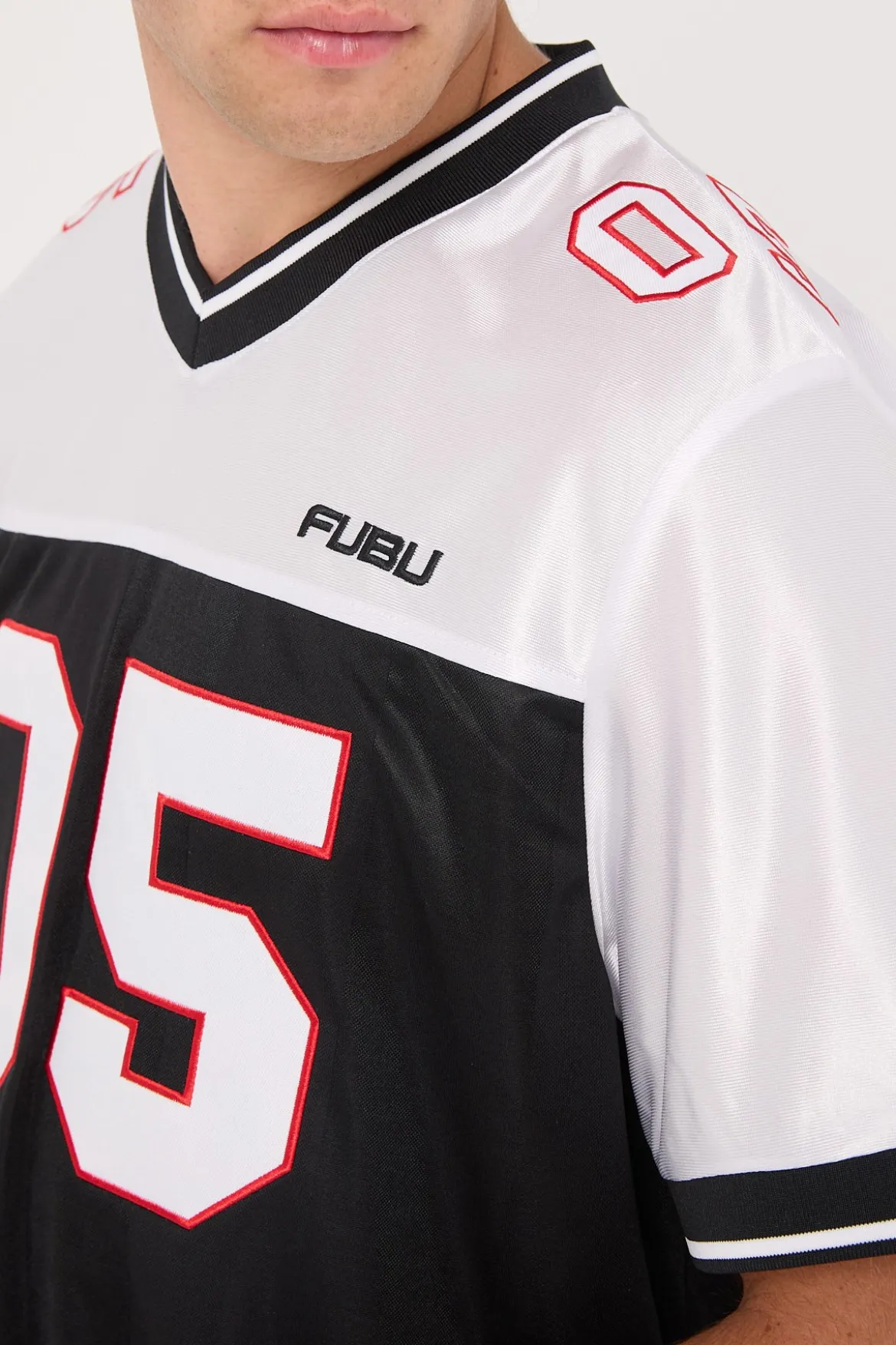 Corporate Football Jersey Black/White/Red