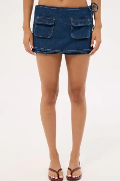 Countryside Skort Blue Denim