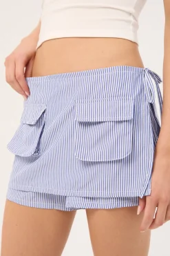 Countryside Skort Blue Stripe