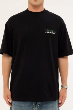 Courtesy Heavyweight Boxy Tee Black