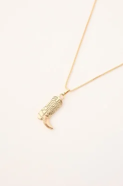 Cowgirl Necklace Gold