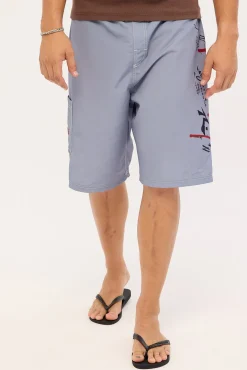 Crisis Hybrid Waist Boardshort Stone Grey