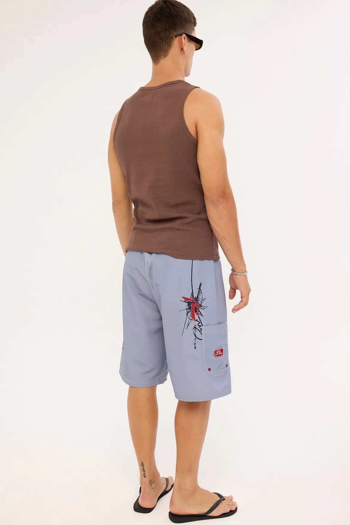 Crisis Hybrid Waist Boardshort Stone Grey