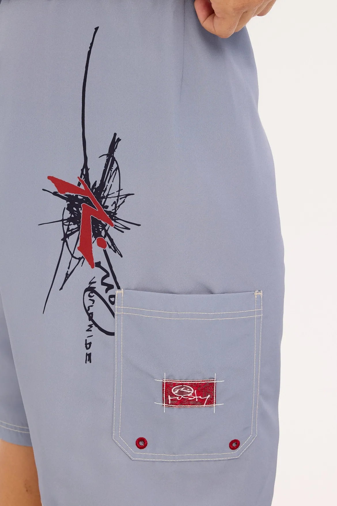 Crisis Hybrid Waist Boardshort Stone Grey