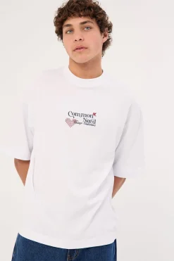 Cross Stitch Heavyweight Easy Tee White