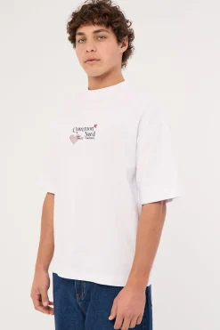 Cross Stitch Heavyweight Easy Tee White