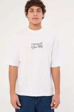 Cross Stitch Heavyweight Easy Tee White