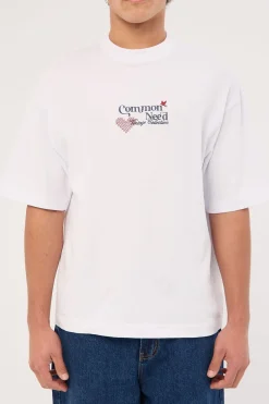 Cross Stitch Heavyweight Easy Tee White