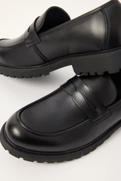 Croydon PU Loafer Black
