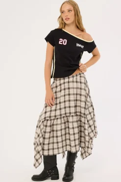 Crucial Off Shoulder Top Black