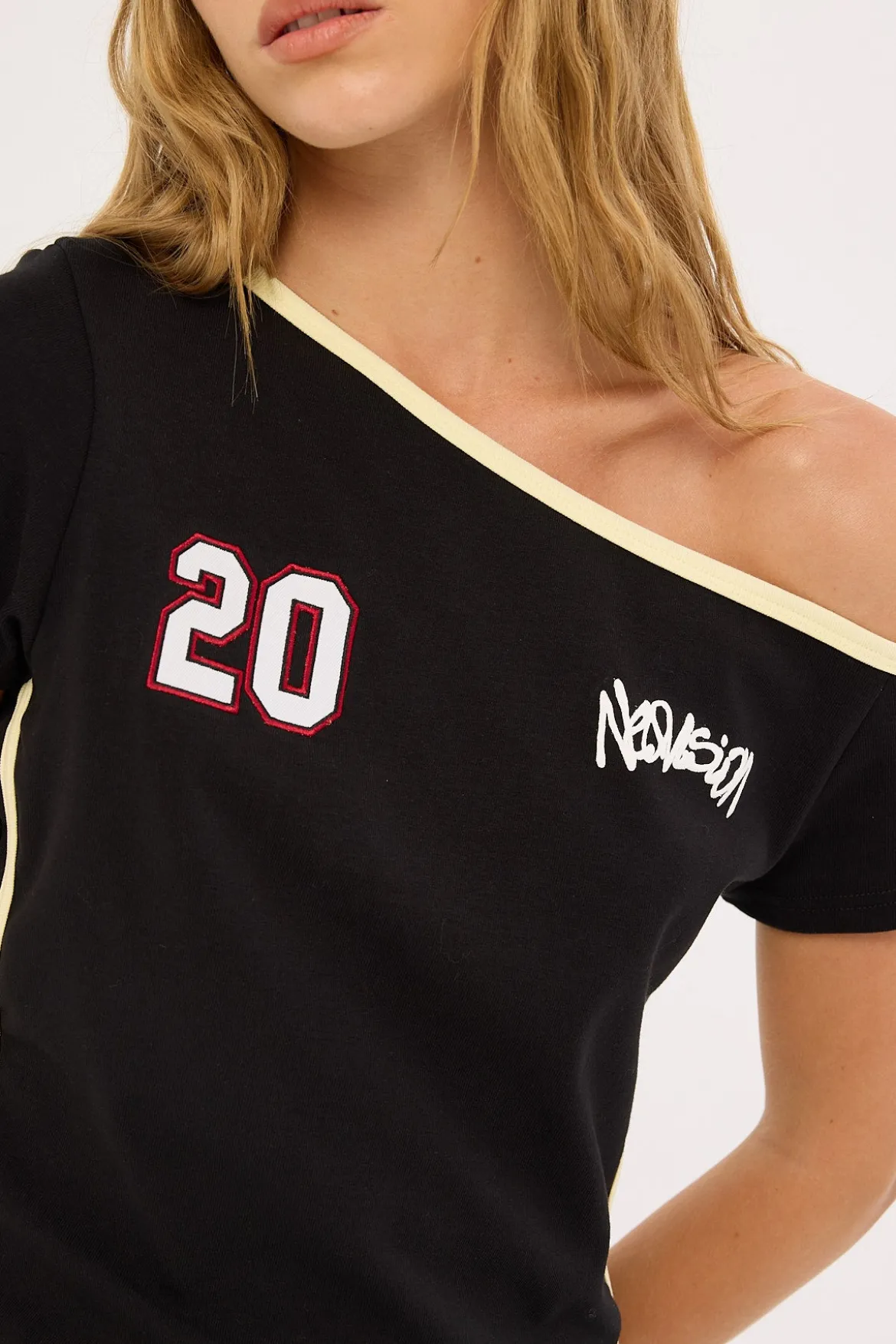 Crucial Off Shoulder Top Black