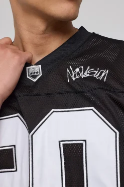 Crucial V Neck Jersey Black