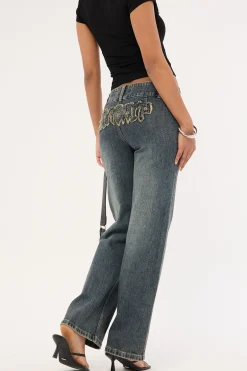 Crux Low Rider Jean Blasted Blue
