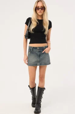 Crux 00's Micro Skirt Blasted Blue