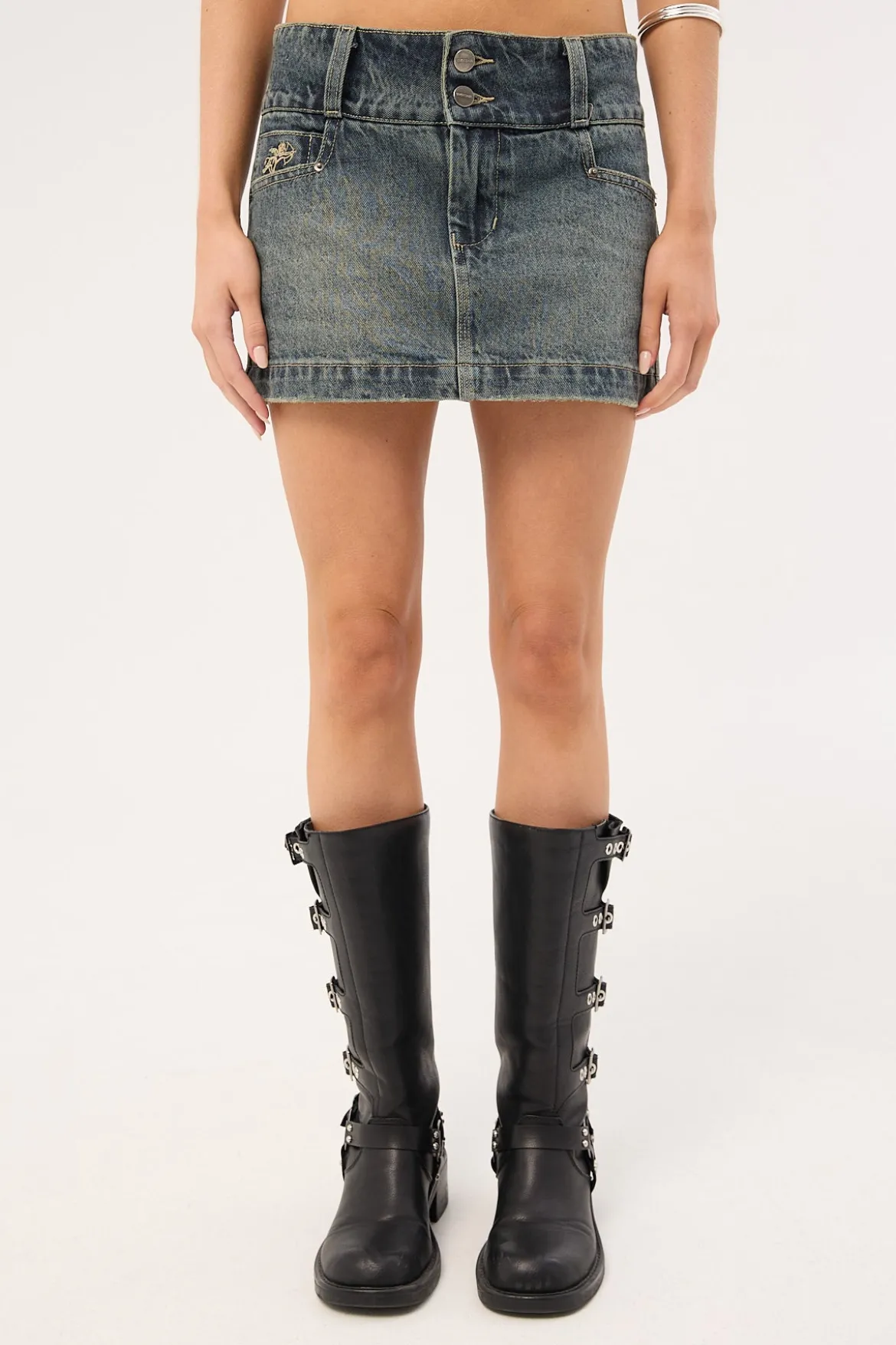 Crux 00's Micro Skirt Blasted Blue