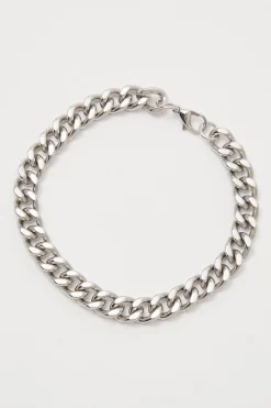 Curb Chain Bracelet - Stainless Steel Stainless Steel