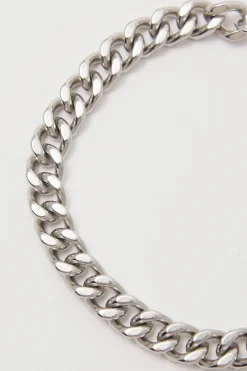 Curb Chain Bracelet - Stainless Steel Stainless Steel
