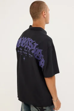 Cusp Oversize Shirt Black Stripe