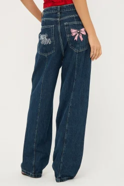 Cute But Psycho Big Baggy Jean Dirty Midnight
