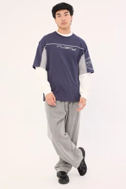 Cyberwave Tee Dark Blue
