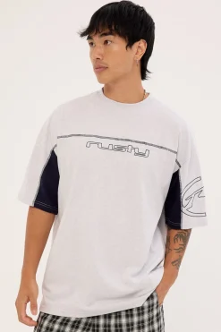 Cyberwave Tee Ecru Marle