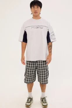 Cyberwave Tee Ecru Marle