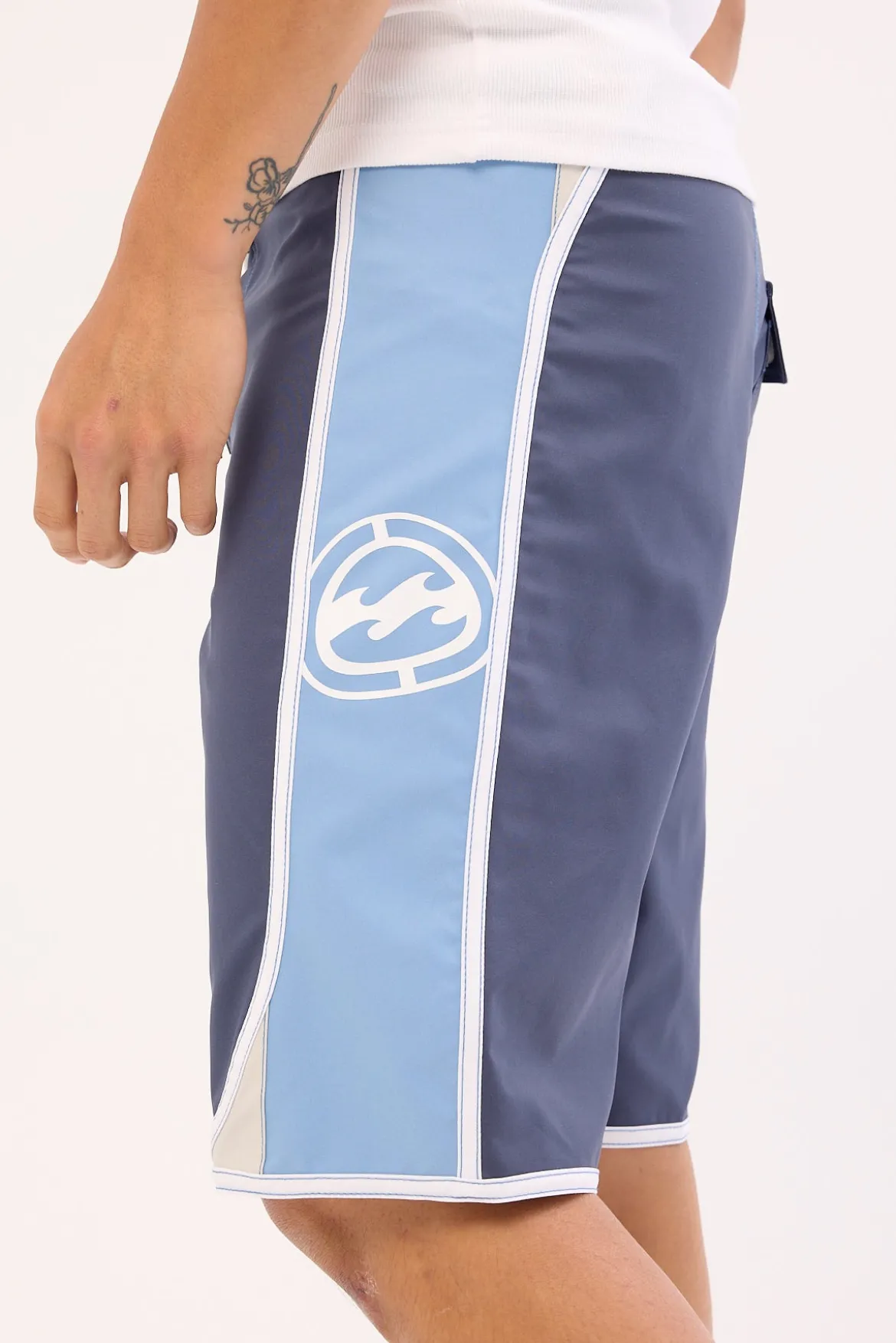 D Bah Bio Wave Boardshort Vintage Indigo
