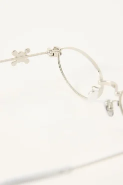 Daisy Fields Clear Glasses Silver
