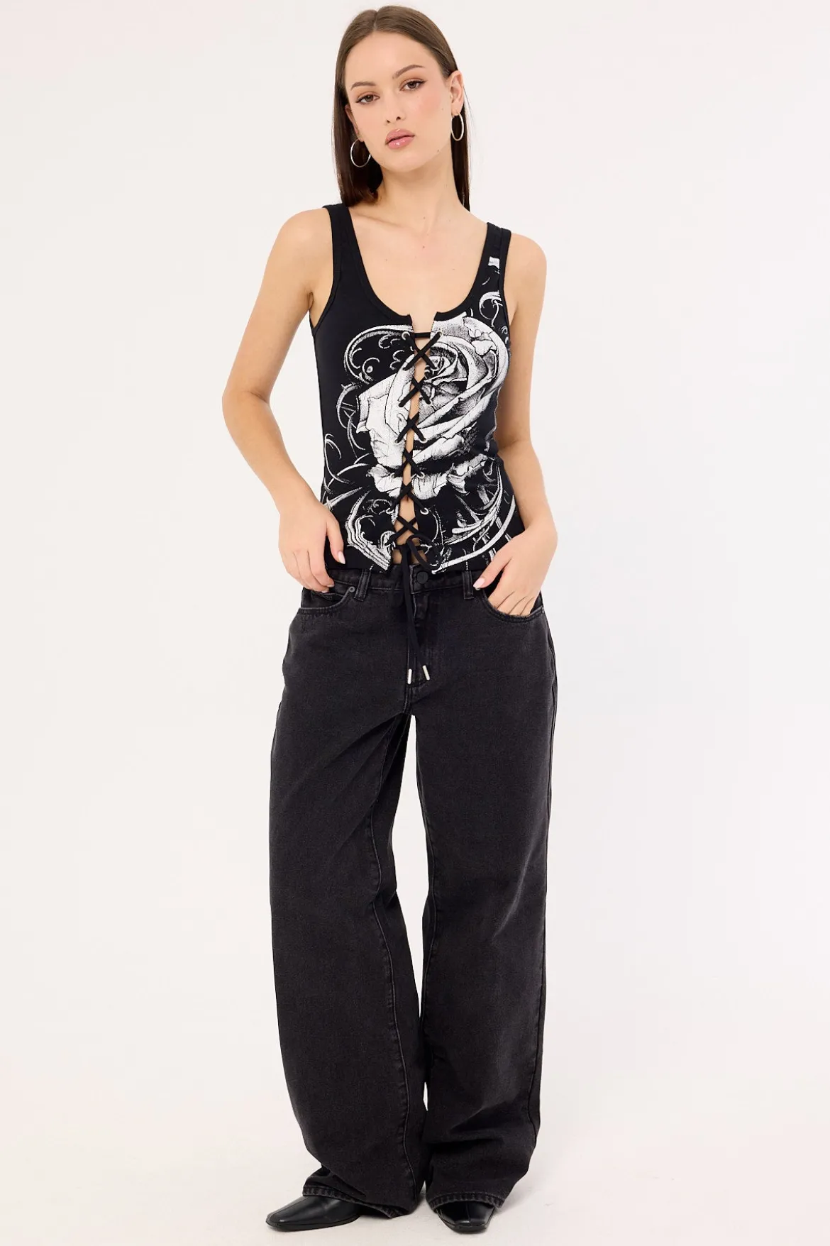 Deadroses Singlet Tank Top Black